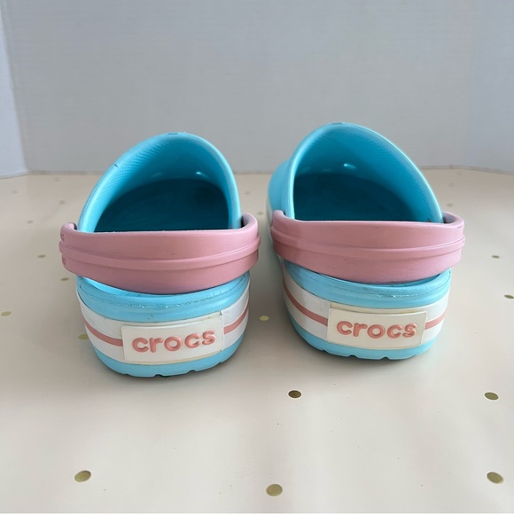 Light blue and pink crocband crocs - Picture 3 of 5